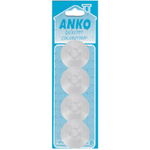 Βεντούζα Τζαμιών 42mm Σετ 4τμχ Ν3042
